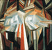Tête cubiste - Alexandre Konstantinovich Bogomazov — widok dzieła