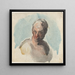 Głowa mężczyzny - Honoré Daumier — oprawiony obraz na ścianie