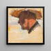 Głowa rybaka - Joaquín Sorolla — oprawiony obraz na ścianie