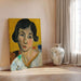 Reprodukcja obrazu głowy pochylonej kobiety (Lorette) - Henri Matisse