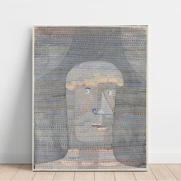 Tête de l'athlète - Paul Klee | Reproduction Tableau Décoration murale affiche copie
