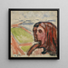 Tête par tête dans le paysage - Edvard Munch — oprawiony obraz na ścianie