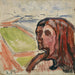 Tête par tête dans le paysage - Edvard Munch — widok dzieła
