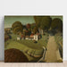 Reprodukcja obrazu The Birthplace of Herbert Hoover, West Branch, Iowa - Grant Wood