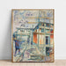 Reprodukcja obrazu The Building of the Winter Studio - Edvard Munch