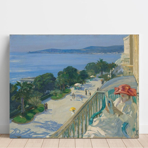 Reprodukcja obrazu The Terrace, Cap d’Ail autorstwa Sir John Lavery