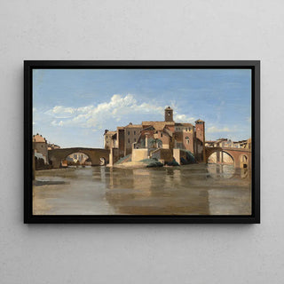 Wyspa i most San Bartolomeo, Rzym - Jean-Baptiste-Camille Corot