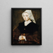 Portret młodej kobiety - Mistrz z lat 1540 — oprawiony obraz na ścianie