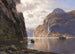 Les Sept Sœurs au Geirangerfjord - Themistokles von Eckenbrecher — widok dzieła