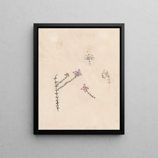 Theo Nieuwenhuis - Takje met roze knoppen.webp