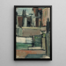 Domy - Theo van Doesburg — oprawiony obraz na ścianie