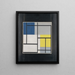 Kompozycja simultanée - Theo van Doesburg — oprawiony obraz na ścianie