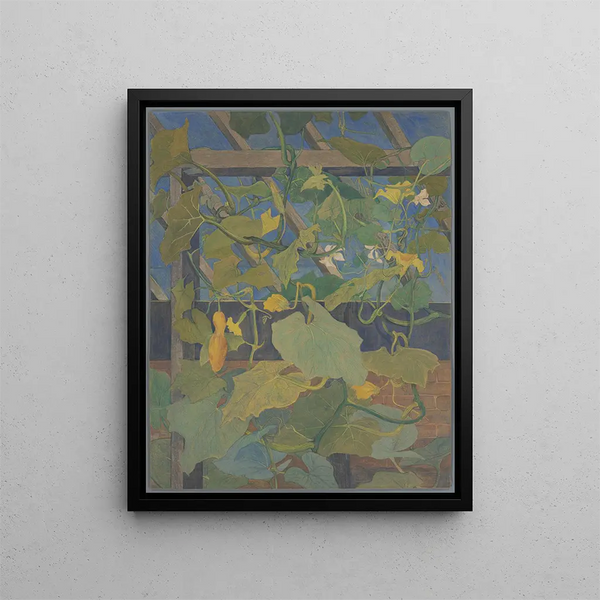 Theo van Hoytema - Greenhouse with ornamental gourds.webp