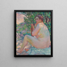 W cieniu krzewu - Theo van Rysselberghe — oprawiony obraz na ścianie