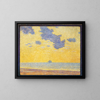 Wielkie chmury - Theo van Rysselberghe — oprawiony obraz na ścianie