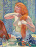 Kobieta z fryzurą Ruda VIII - Théo van Rysselberghe — widok dzieła