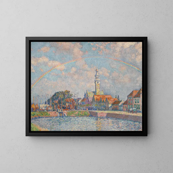 L'Arc-en-ciel - Theo van Rysselberghe — oprawiony obraz na ścianie