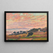 La Baie au soleil couchant, Saint-Clair - Theo van Rysselberghe — oprawiony obraz na ścianie