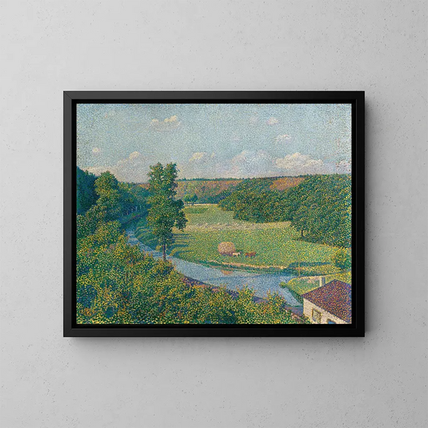 Dolina Sambre - Theo van Rysselberghe — oprawiony obraz na ścianie