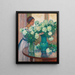 Białe peonie - Theo van Rysselberghe — oprawiony obraz na ścianie