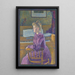 Maria, przyszła pani Henry Van de Velde - Theo van Rysselberghe — oprawiony obraz na ścianie