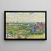 pejzaż z domami - Theo van Rysselberghe — oprawiony obraz na ścianie