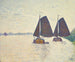 Rybacy na Skale - Theo van Rysselberghe — widok dzieła