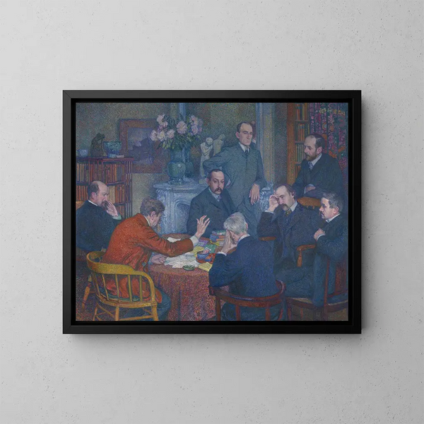 La Lecture - Theo van Rysselberghe — oprawiony obraz na ścianie