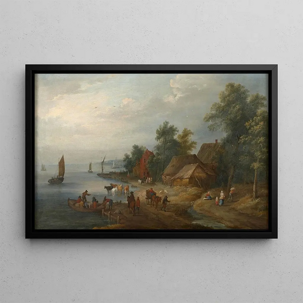 Theobald Michau - Le passage de la rivire.webp