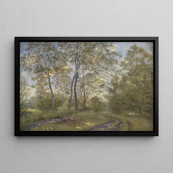 Theodor Philipsen - A River near Meilgrd Manor Jutland.webp