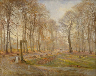 Theodor Philipsen - Late Autumn Day in the Jgersborg Deer Park North of Copenhagen.webp