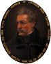 Autoportrait Théodore Alconiere z dedykacją przyjaźni dla Dr Vojtitz - Theodor Alconiere — widok dzieła
