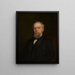 Portret Williama J. Holliday - Theodore Clement Steele — oprawiony obraz na ścianie