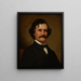 Portret mężczyzny - Theodore Clement Steele — oprawiony obraz na ścianie