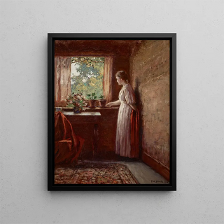 Theodore Clement Steele - The Girl by the Window.webp
