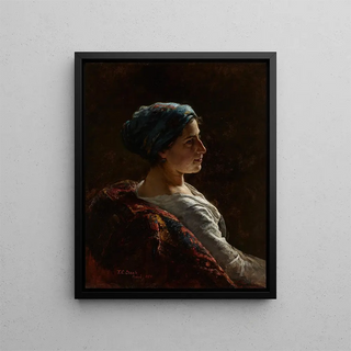 Theodore Clement Steele - The Munich Model.webp