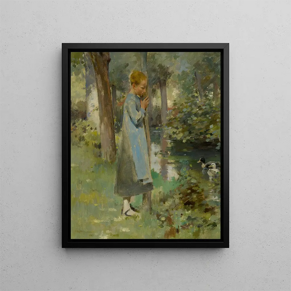 Theodore Robinson - By the river.webp