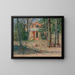 Dom w Wirginii - Theodore Robinson — oprawiony obraz na ścianie