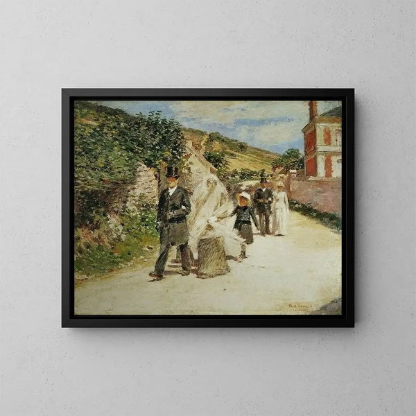 La Marche nuptiale - Theodore Robinson — oprawiony obraz na ścianie