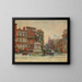 Monumentu Waszyngtonu na Union Square zimą - Theodore Robinson — oprawiony obraz na ścianie