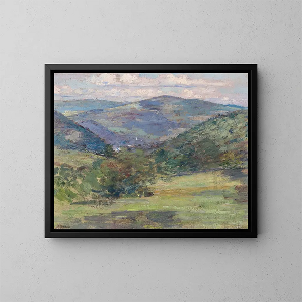Wzgórza Vermont - Theodore Robinson — oprawiony obraz na ścianie