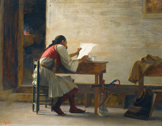 Dobra lektura - Theodoros Ralli — widok dzieła