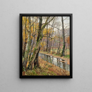 Therese Schachner - Im Sptherbst Motiv aus Hadersdorf.webp