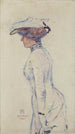 Sylwetka pani Georges w Ambleteuse - Théo van Rysselberghe — widok dzieła