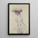 Sylwetka pani Georges w Ambleteuse - Théo van Rysselberghe — oprawiony obraz na ścianie