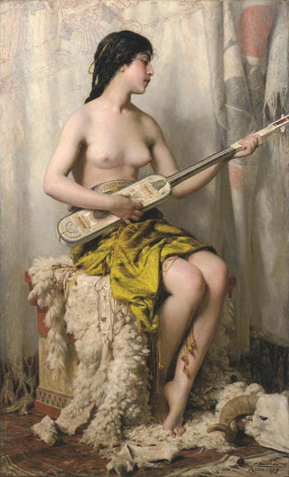 Thobald Chartran - La Joueuse De Mandore.webp
