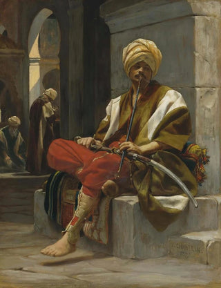 Thobald Chartran - The Chibouk Smoker.webp