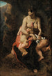 Medea gotowa zabić swoje dzieci - Théodore Chassériau — widok dzieła