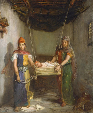 Thodore Chassriau - Scene in the Jewish Quarter of Constantine.webp