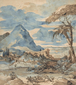 Thodore Gricault - Landscape with Fishermen.webp